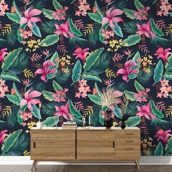 Papier peint motif XL - Motif floral
