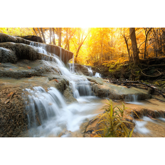 Papier peint panoramique - Cascades Automne