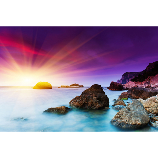 Papier peint panoramique - Couché de soleil