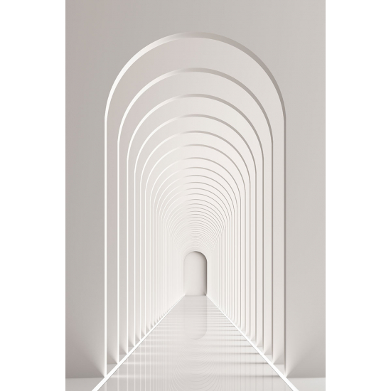 Papier peint panoramique - Couloir arcades