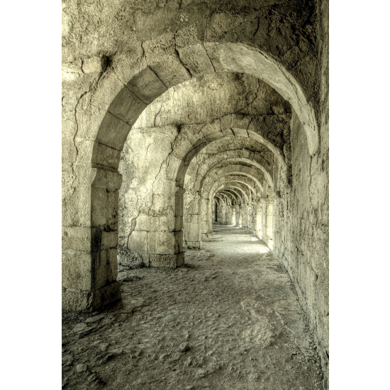 Papier peint panoramique - Couloir arches