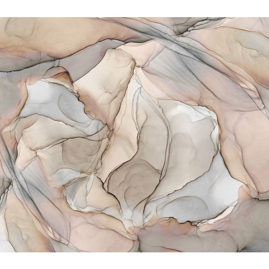 Papier peint panoramique - Effet marbré