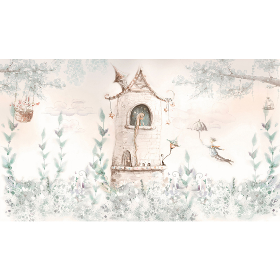 Papier peint panoramique Enfants - Cabane