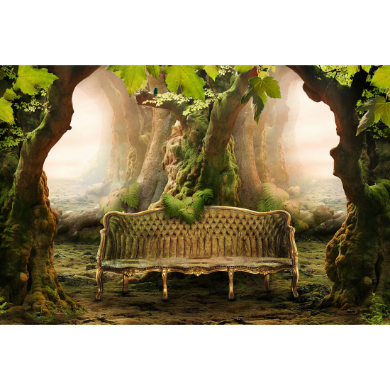 Papier peint panoramique Enfants - Canapé romantique