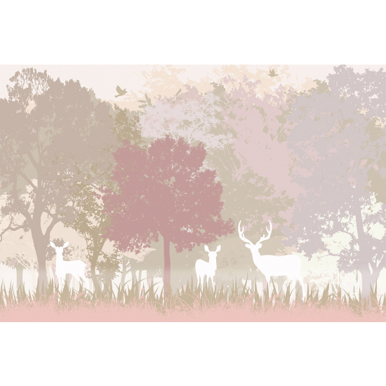 Papier peint panoramique Enfants - Cerfs