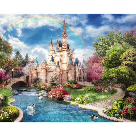 Papier peint panoramique Enfants - Château Enchanté