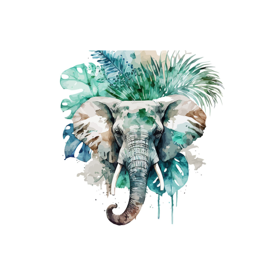 Papier peint panoramique Enfants - Éléphant