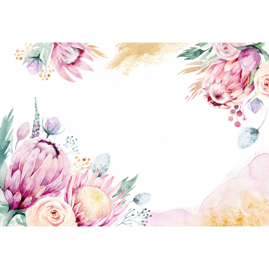 Papier peint panoramique Enfants - Fleurs