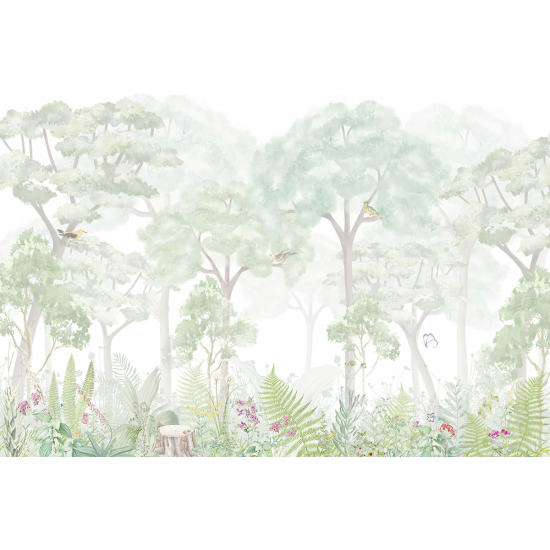 Papier peint panoramique Enfants - Forêt