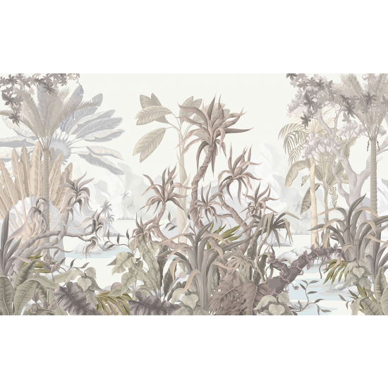 Papier peint panoramique Enfants - Forêt tropicale