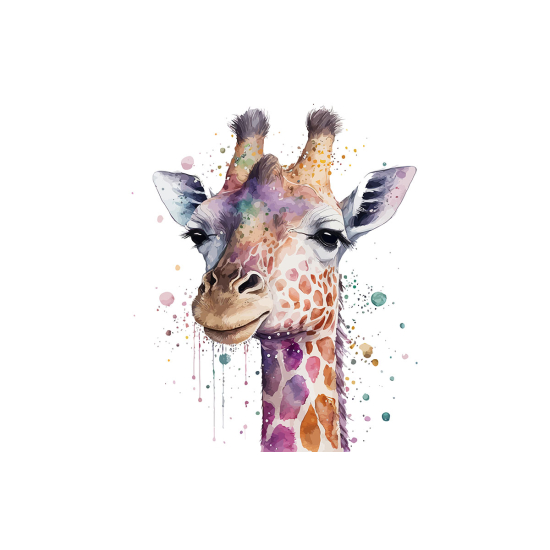 Papier peint panoramique Enfants - Girafe
