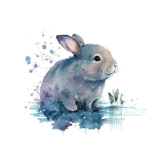 Papier peint panoramique Enfants - Lapin
