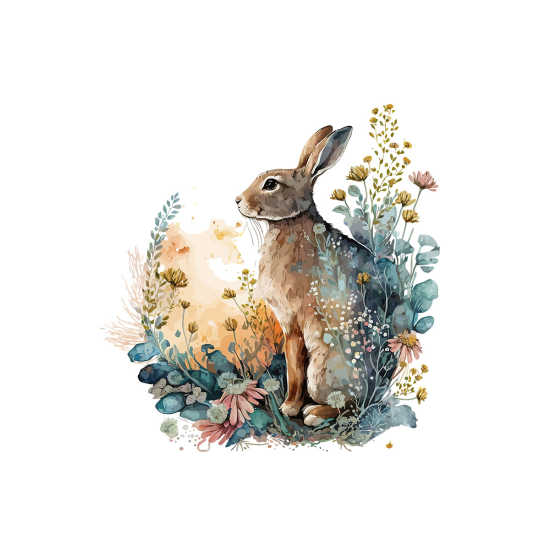 Papier peint panoramique Enfants - Lapine