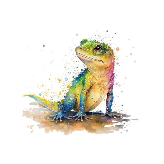 Papier peint panoramique Enfants - Lézard