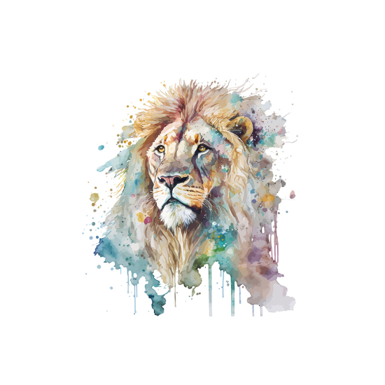 Papier peint panoramique Enfants - Lion