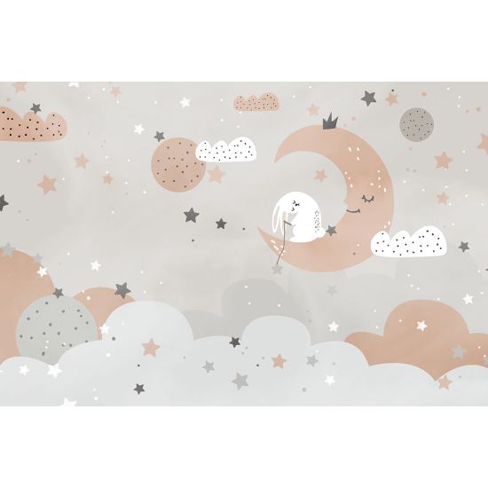 Papier peint panoramique Enfants - Lune