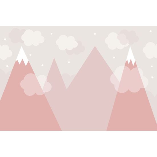 Papier peint panoramique Enfants - Montagnes