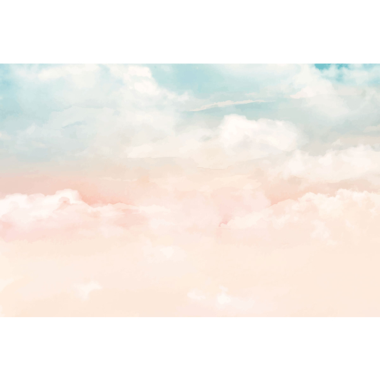 Papier peint panoramique Enfants - Nuages