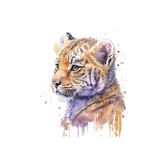 Papier peint panoramique Enfants - Tigre