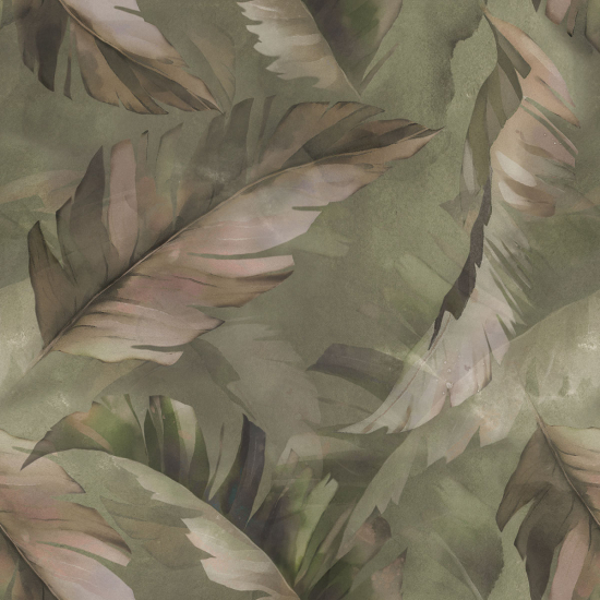 Papier peint panoramique - Feuilles