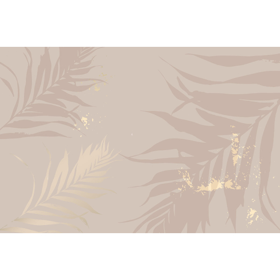 Papier peint panoramique - Feuilles Design