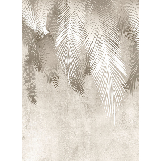 Papier peint panoramique - Feuilles Palmiers