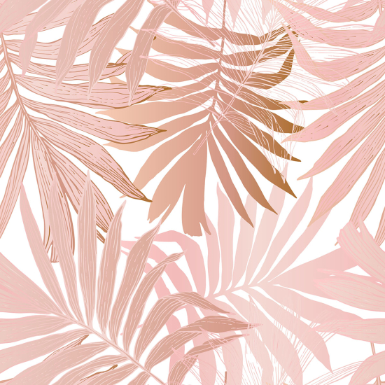 Papier peint panoramique - Feuilles tropicales