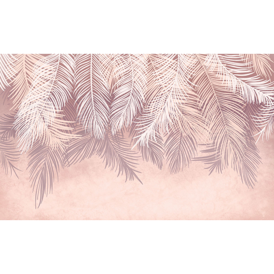 Papier peint panoramique - Feuilles tropicales