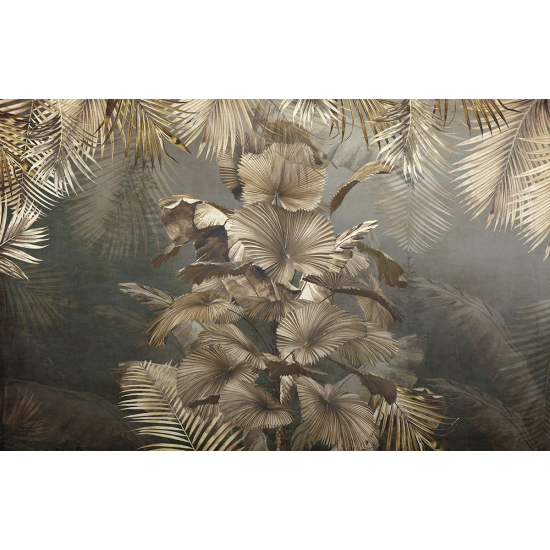 Papier peint panoramique - Feuilles tropicales