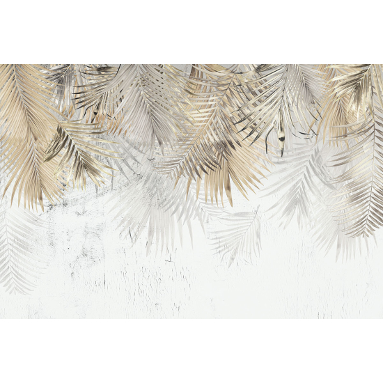 Papier peint panoramique - Feuilles tropicales