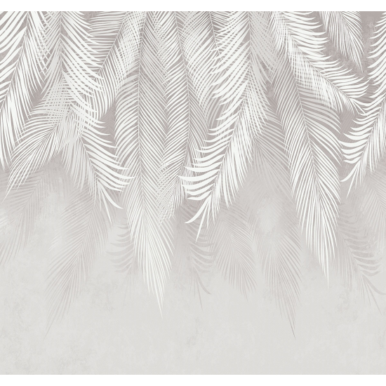 Papier peint panoramique - Feuilles tropicales