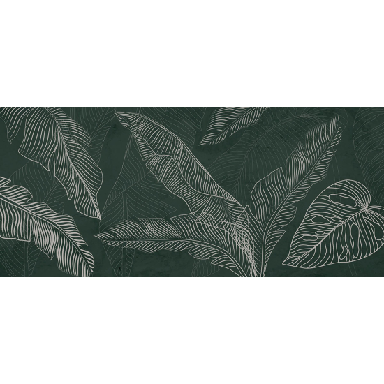 Papier peint panoramique - Feuilles tropicales