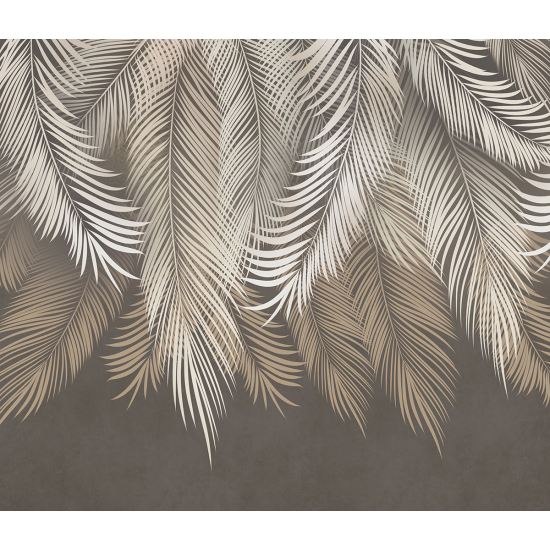 Papier peint panoramique - Feuilles tropicales