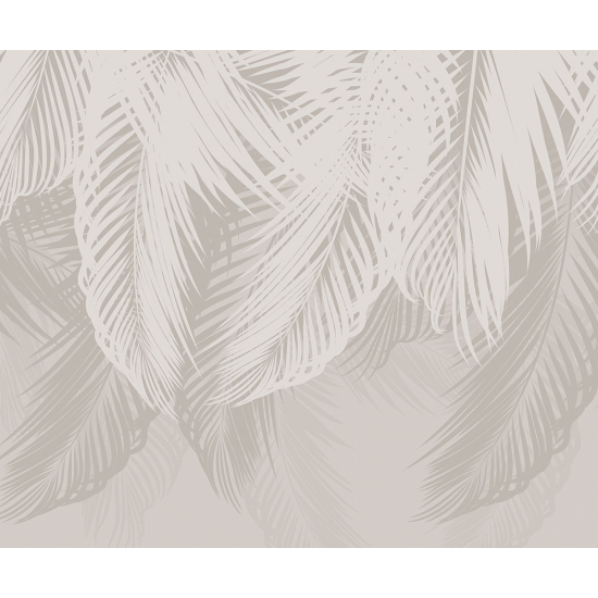 Papier peint panoramique - Feuilles tropicales
