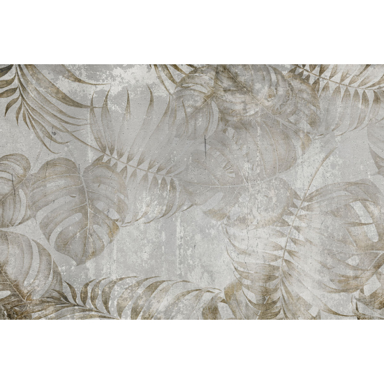 Papier peint panoramique - Feuilles tropicales