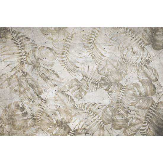 Papier peint panoramique - Feuilles tropicales