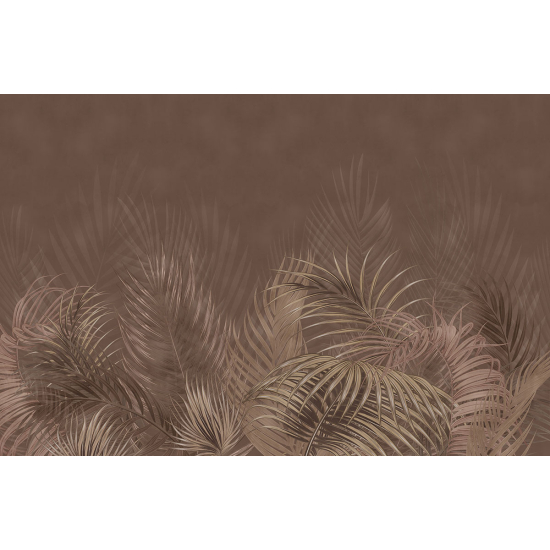 Papier peint panoramique - Feuilles tropicales