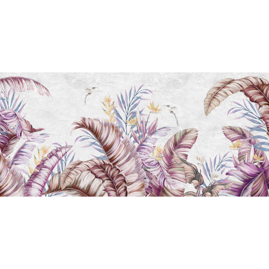 Papier peint panoramique  - Feuilles tropicales