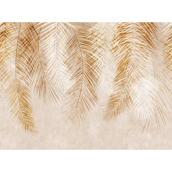 Papier peint panoramique - Feuilles tropicales