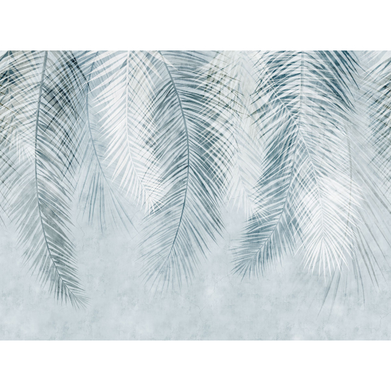 Papier peint panoramique - Feuilles tropicales