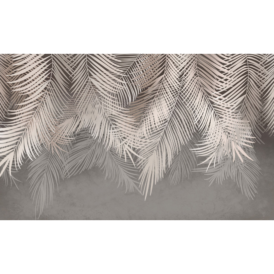Papier peint panoramique - Feuilles tropicales