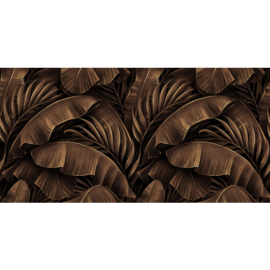 Papier peint panoramique - Feuilles tropicales