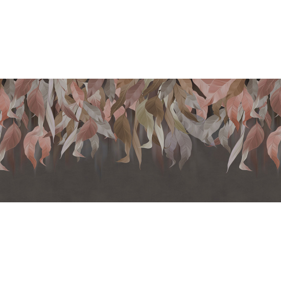 Papier peint panoramique - Feuilles tropicales