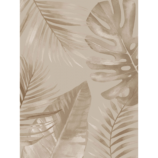 Papier peint panoramique - Feuilles tropicales