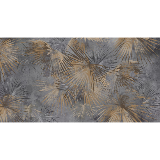 Papier peint panoramique - Feuilles tropicales