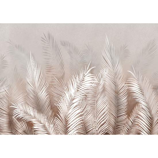 Papier peint panoramique - Feuilles tropicales