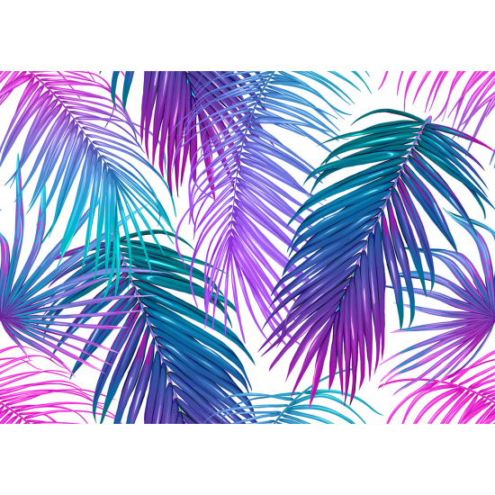 Papier peint panoramique - Feuilles tropicales