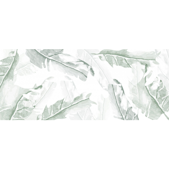 Papier peint panoramique - Feuilles tropicales