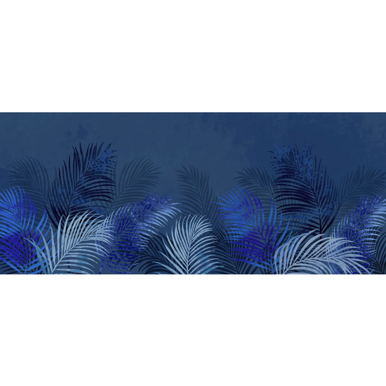 Papier peint panoramique - Feuilles tropicales
