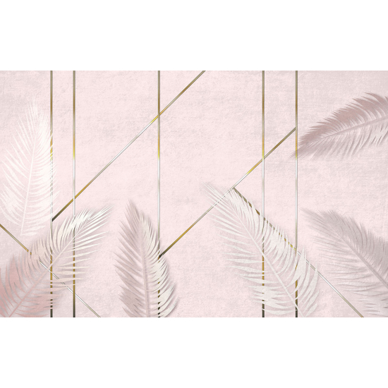 Papier peint panoramique - Feuilles tropicales